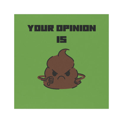 Your opinion is shit